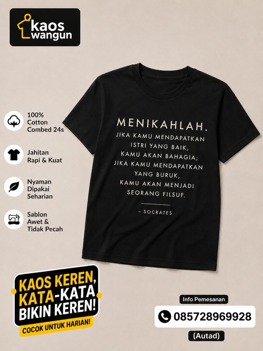 autad's tweet photo. Setelah mengikuti ngaji filsafat Pak Faiz @MJS_Jogja. Terbesit buat kaos desain ini. hehehe https://t.co/6sDPIq2s34