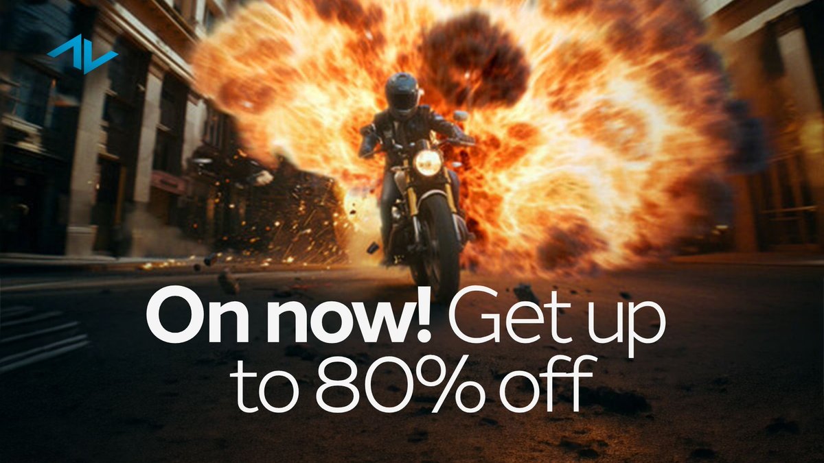ActionVFX's tweet photo. It is live. ActionVFX 10th Anniversary Sale. 
80% off bundles. 
40% off collections and plans. 
20% off courses. 
https://t.co/68cz1grIrY https://t.co/k2bQel5cCp