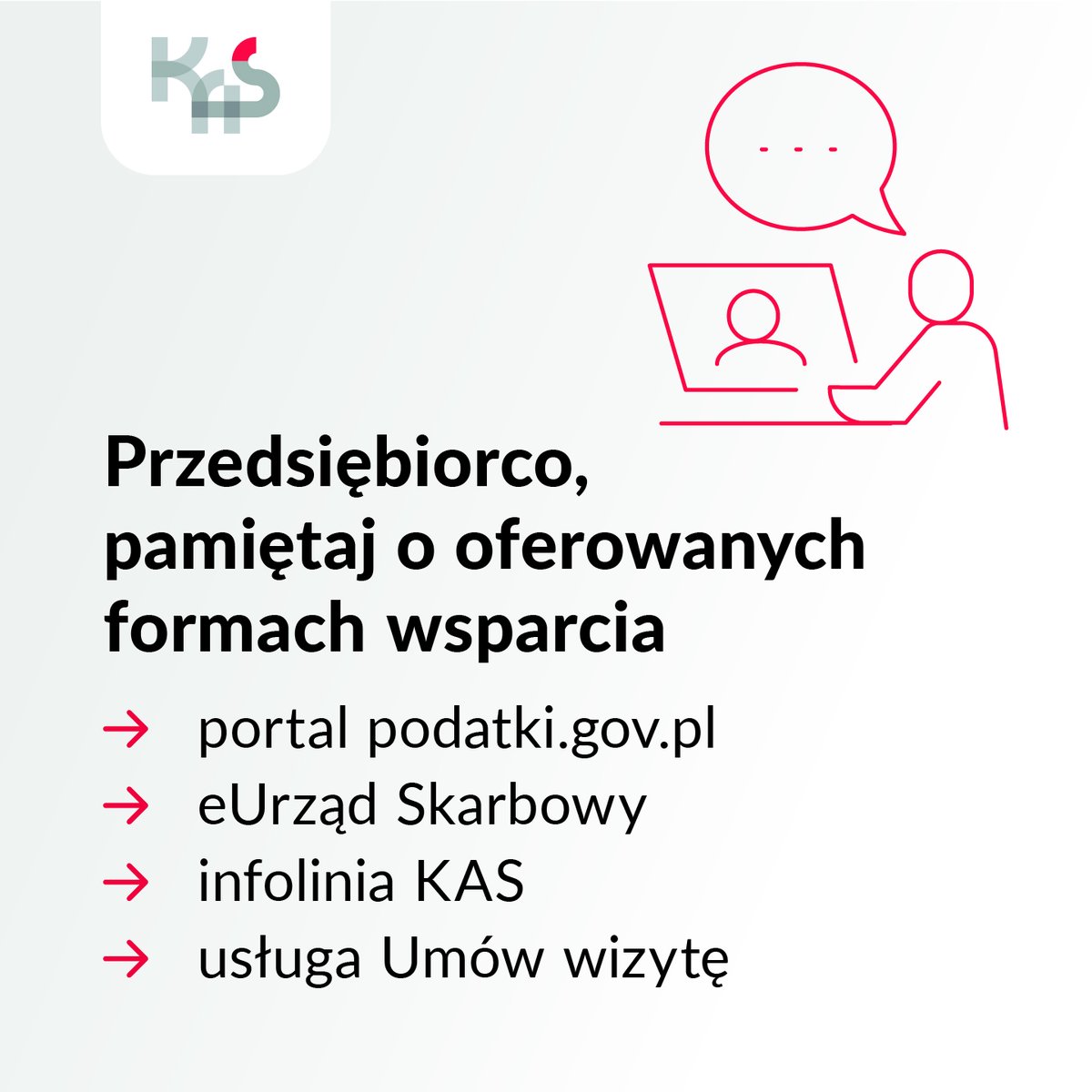 KAS_GOV_PL's tweet photo. Krajowa Administracja Skarbowa konsekwentnie rozwija narzędzia i usługi cyfrowe, których celem jest maksymalne uproszczenie Twoich obowiązków i zapewnienie pełnej kontroli nad sprawami podatkowymi. https://t.co/gDLLeeQYGY