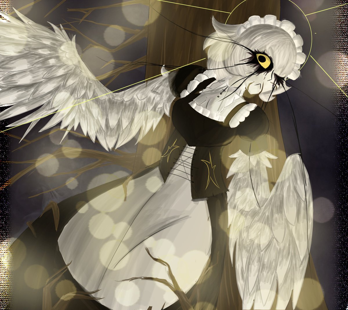 qwr7y's tweet photo. "It feels like flying, but maybe we're dying"

#yabai #yabaithemaid #maidcore #maid #draw https://t.co/eRqerNm5Q1