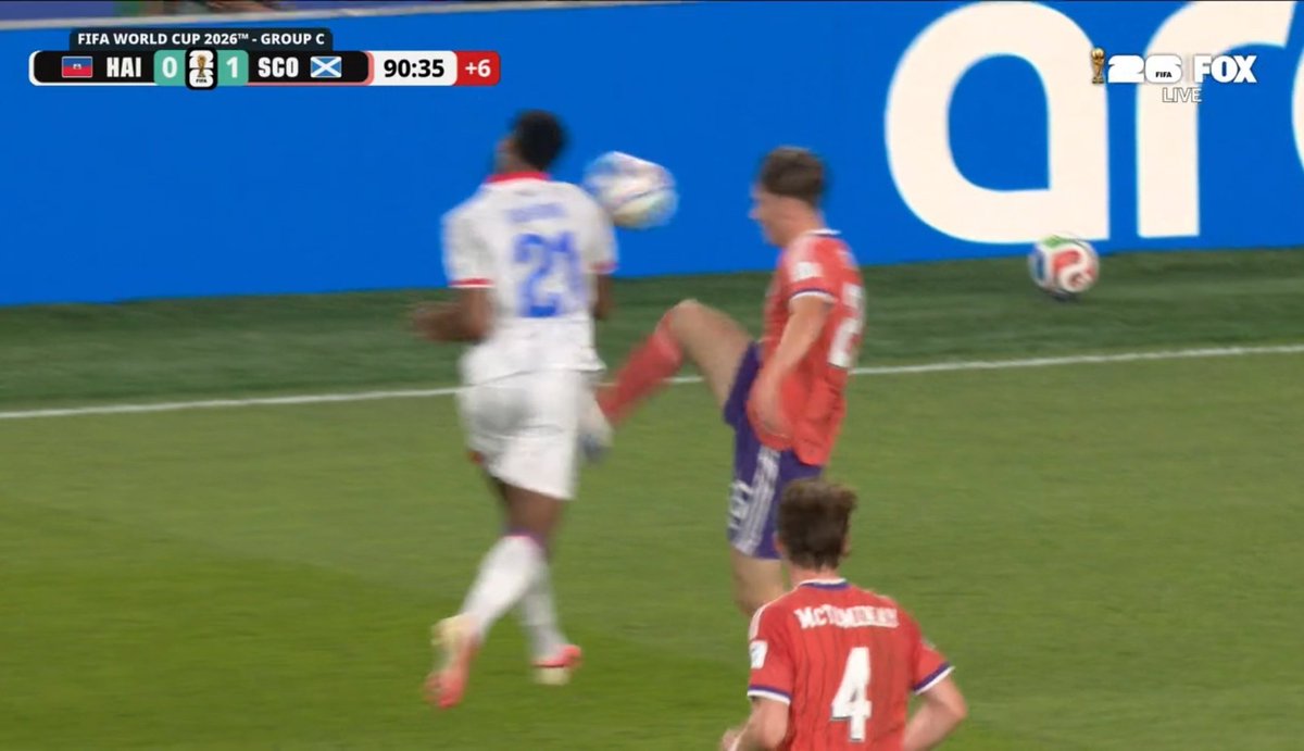 procore72's tweet photo. @Tafono1 Same way Haiti were robbed against Scotland. Karma. https://t.co/Y1aA9JI09P
