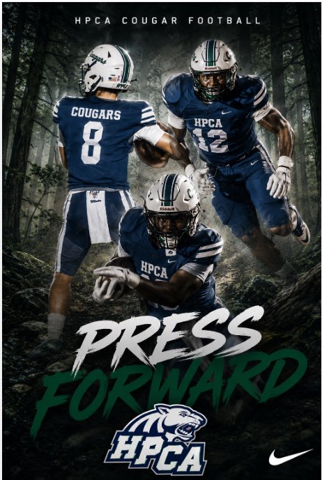 Coach_J_Fowler's tweet photo. HPCA Cougar Football 2026
PRESS FORWARD

Philippians 3:13
“13 Brothers and sisters, I do not consider myself yet to have taken hold of it. But one thing I do: Forgetting what is behind and straining toward what is ahead.”
#EXECUTIONisESSENTIAL https://t.co/S1Cdi3X9la