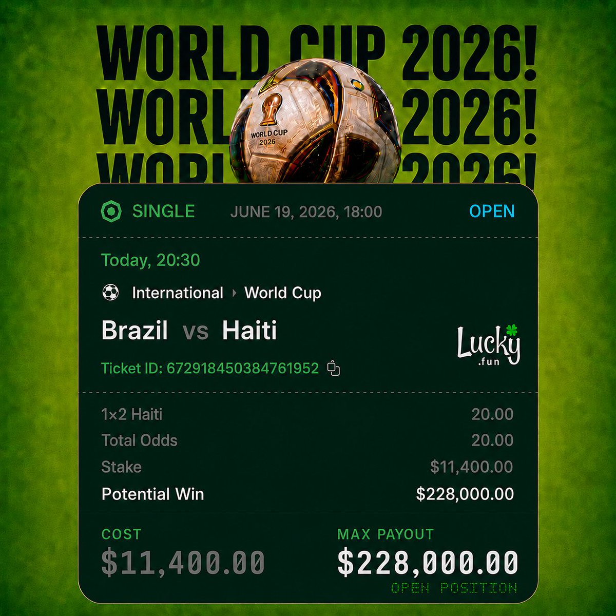Lucky.fun | Crypto Sportsbook tweet media