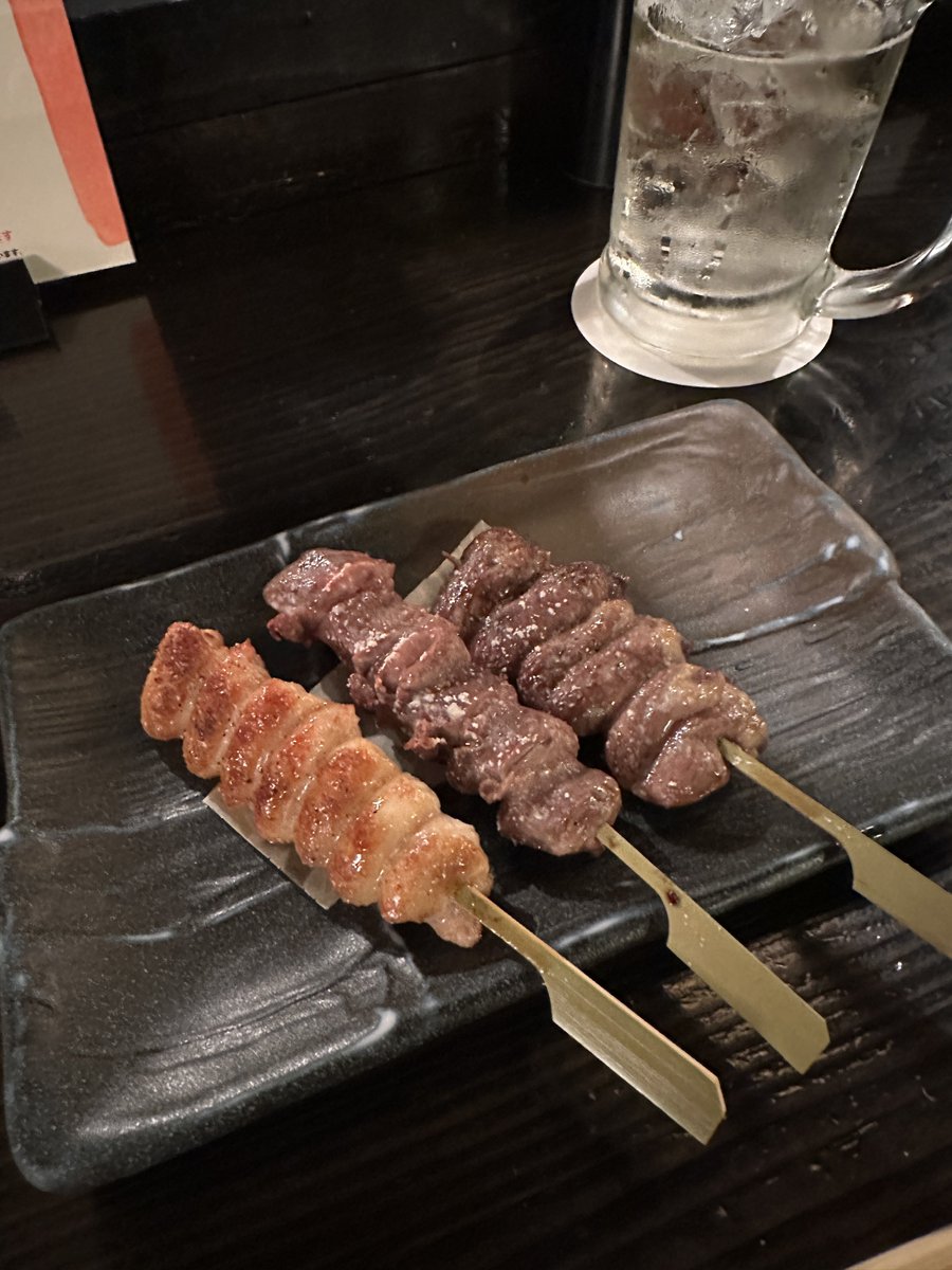 __vxk__'s tweet photo. いつかの焼鳥たち！
美味しかった😋 https://t.co/S7UZm9A3Wu