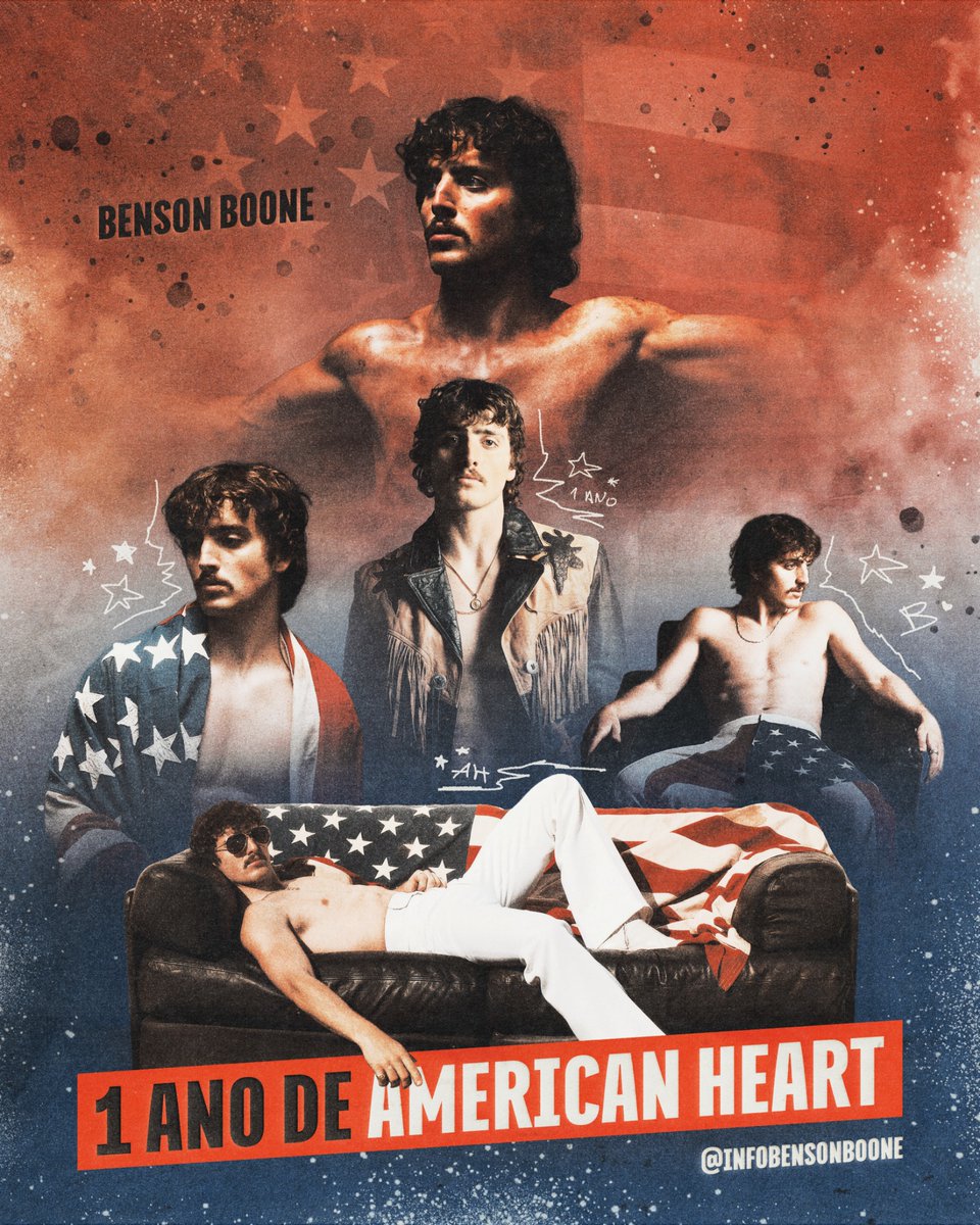 infobensonboone's tweet photo. Há exatamente 1 ano, Benson Boone lançava seu segundo álbum de estúdio “American Heart”. https://t.co/YR1dzq4XdJ