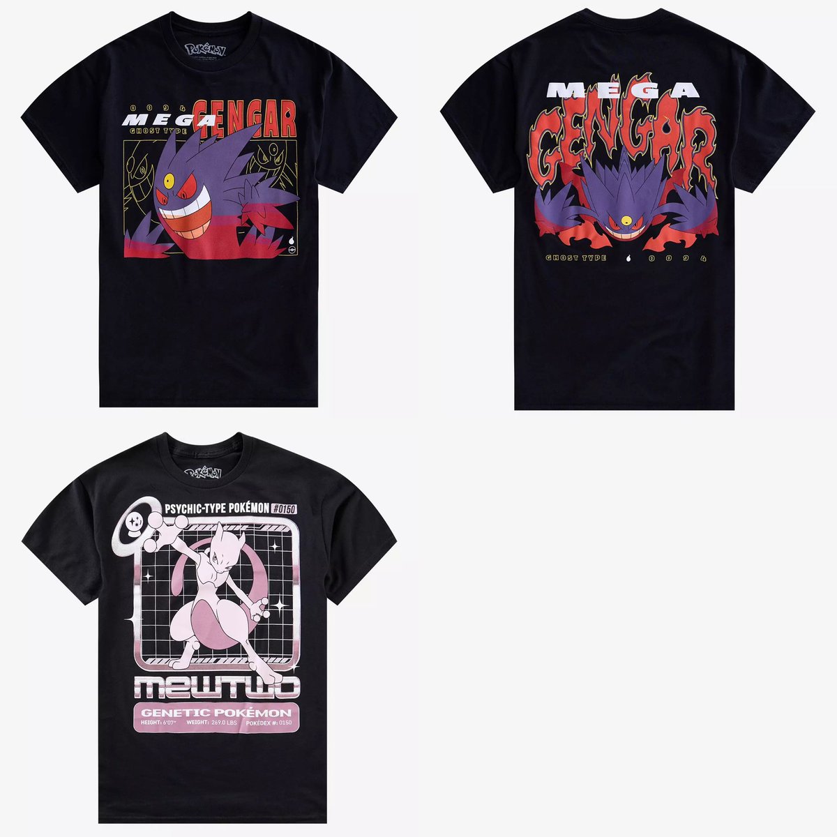 pikachu_pcn's tweet photo. HOT TOPIC

●ポケモンTシャツ
ミミッキュ
ブラッキー
メガゲンガー
ミュウツー

●バックパック
ブイズ
ゲンガー
ゼニガメ・カメール・カメックス

↓詳細URLはリプ欄で https://t.co/j3nI10rCsL