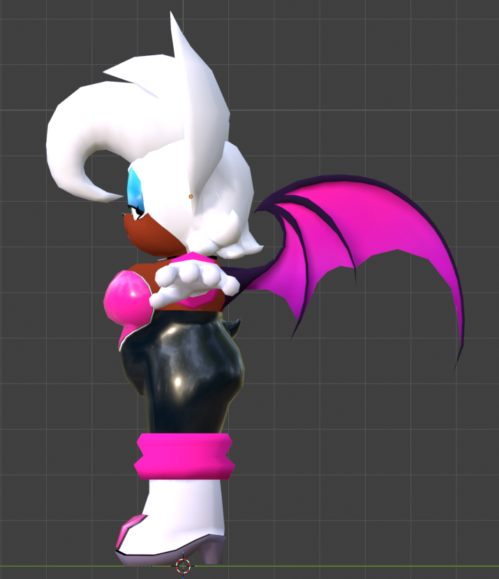 blilff's tweet photo. seeing a lot of rouge so i figured id show a wip of the 3d model of her ive been working on :3 https://t.co/6lBjPnkJ5V