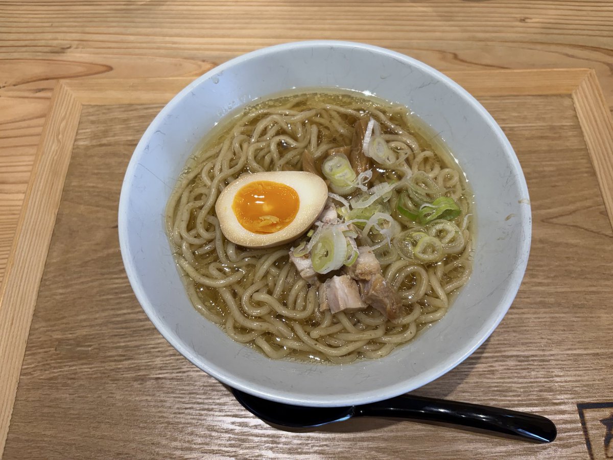 ftw1107's tweet photo. 麺処Ｅｎ
朝ラー中華 小(太麺) 500円
値段に釣られて初訪

優しいスープが朝にピッタリ
具材もたくさんなのが嬉しい🥹
そのスープには細麺が正解だったなぁ
次回は細麺チョイスしてみよう🫡

ごちそうさまでした〜🙏🍜
#仙台メシ
#仙台朝ラー https://t.co/UVLLOXbyzy