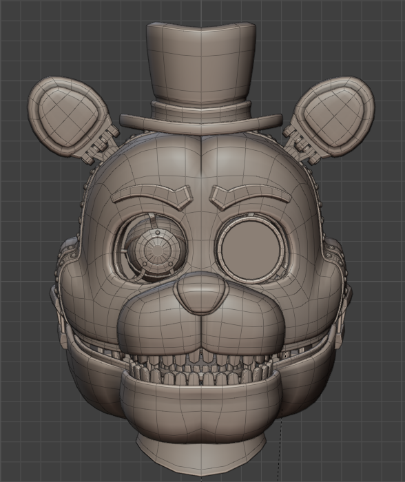 scrapcraftt's tweet photo. Fredbear head :> https://t.co/mnoeoE8ddU