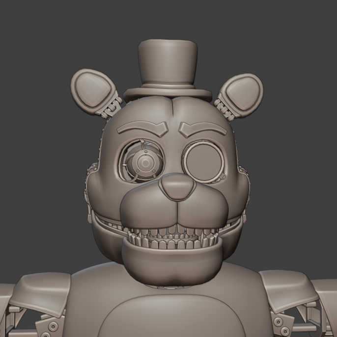 scrapcraftt's tweet photo. Fredbear head :> https://t.co/mnoeoE8ddU