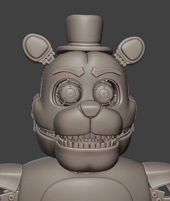 scrapcraftt's tweet photo. Fredbear head :> https://t.co/mnoeoE8ddU