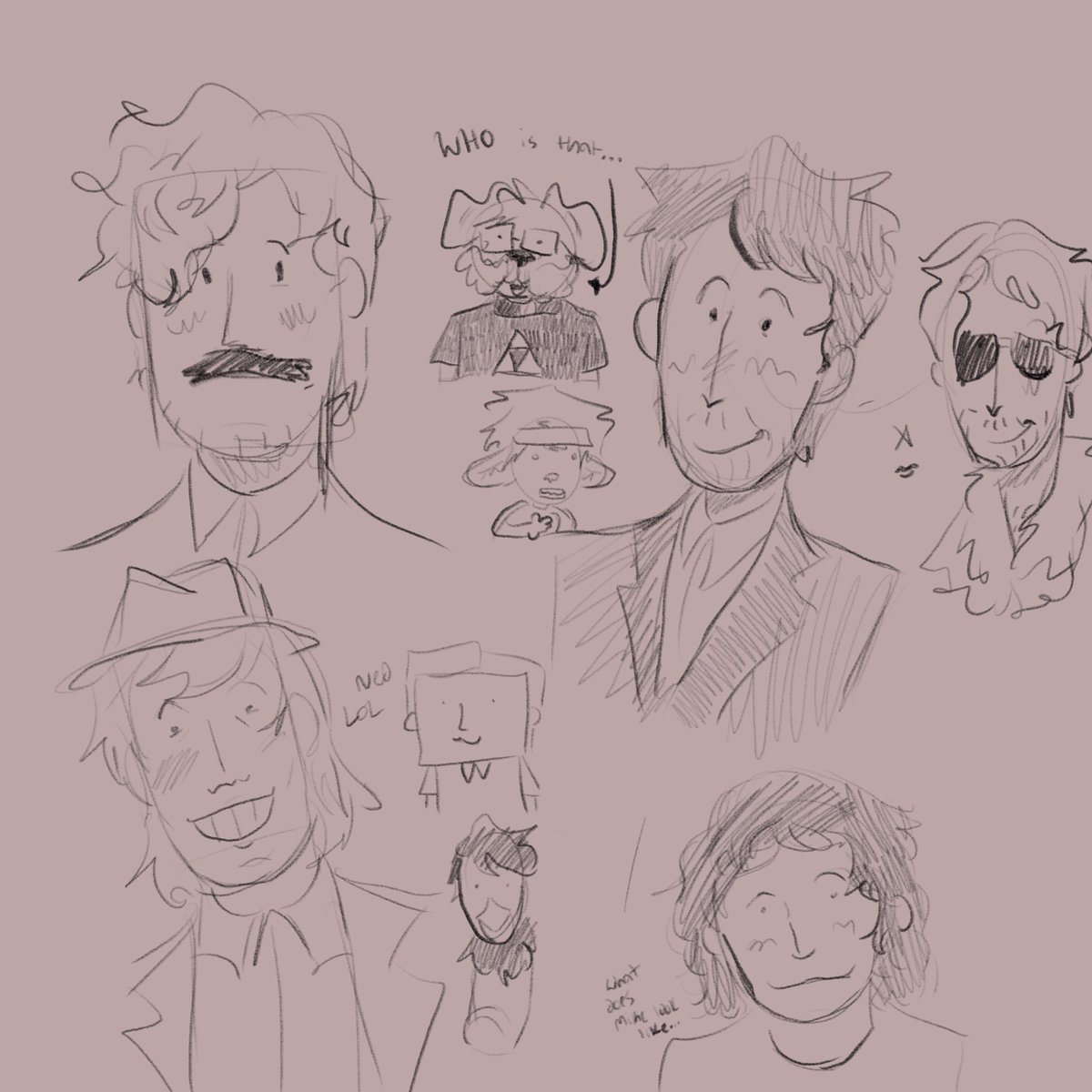 ACyberAffair's tweet photo. miscellaneous nirvanna doodles i forgot to post . ignore the dog https://t.co/LH1pS7tSBB