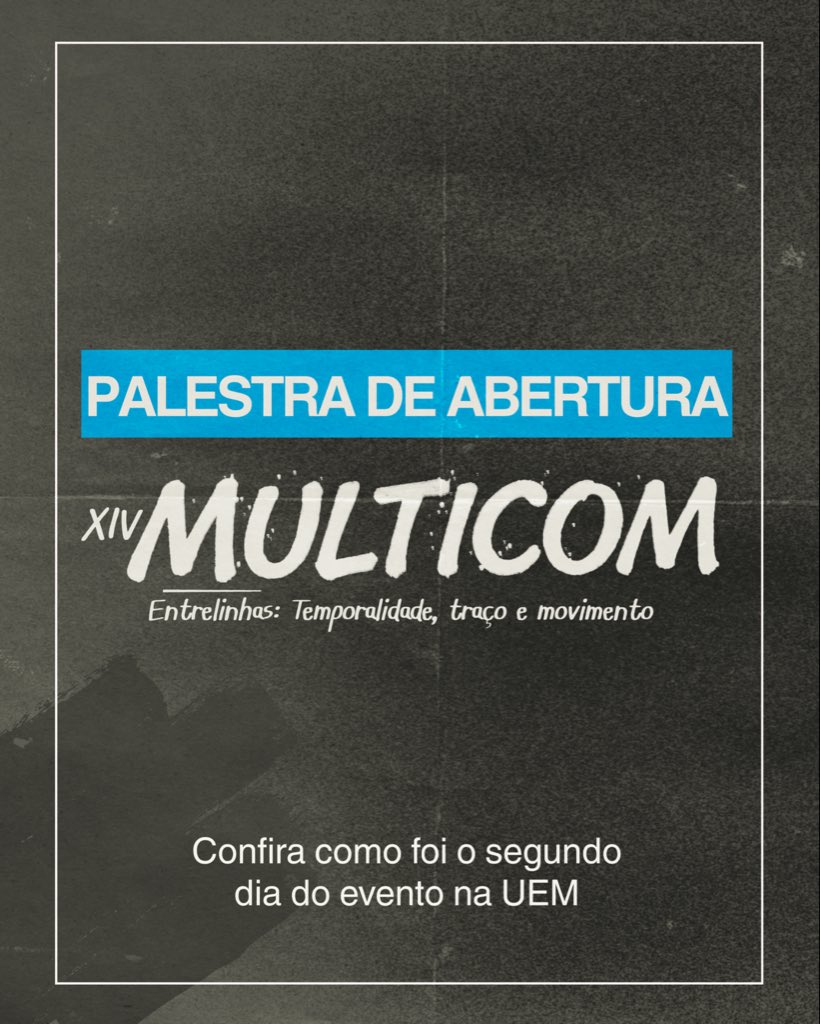Multicom_UEM's tweet photo. Na noite desta quinta-feira (18/06), foram apresentados trabalhos científicos sobre Comunicação e Multimeios e áreas correlatas no XIV Multicom. Nesta edição, a Mostra Científica foi coordenada pelo Prof. André Bonsanto Dias e recebeu 28 resumos expandidos. https://t.co/UlzPGsLAw9