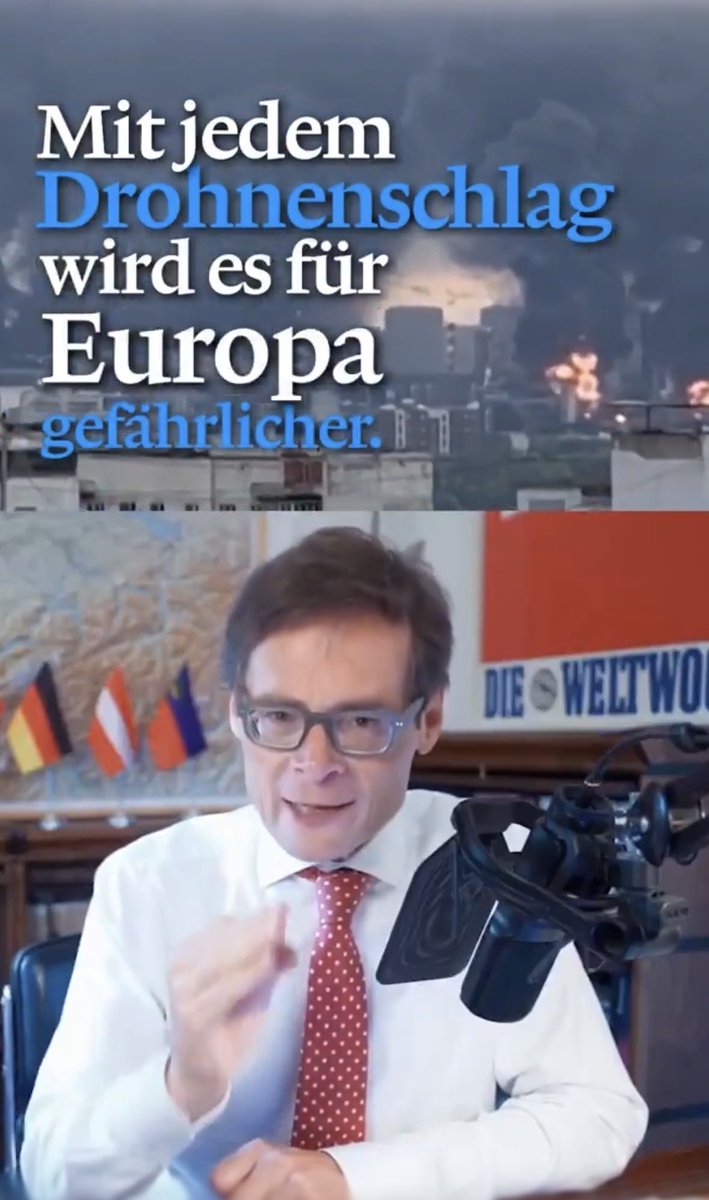 JulianRoepcke's tweet photo. Der Kreml-Clown spricht offensichtlich nur über ukrainische Drohnenschläge.
Russische sind überhaupt kein Problem für Europa.🤡 https://t.co/KQKThQpPCn