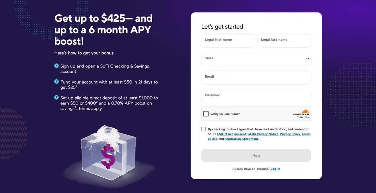 MarceloMayol's tweet photo. SoFi $425.00 Bonus
Here's a Fast and Easy way to make up tp $425.00 from SoFi! 💵💵💵
https://t.co/yMgEpRQIyg

#DreamLife #FinancialFreedom #PassiveIncome #Money #Wealth #Travel #RetireEarly #DebtFree #PuertoVallartaLiving https://t.co/RVeGAbv5dK