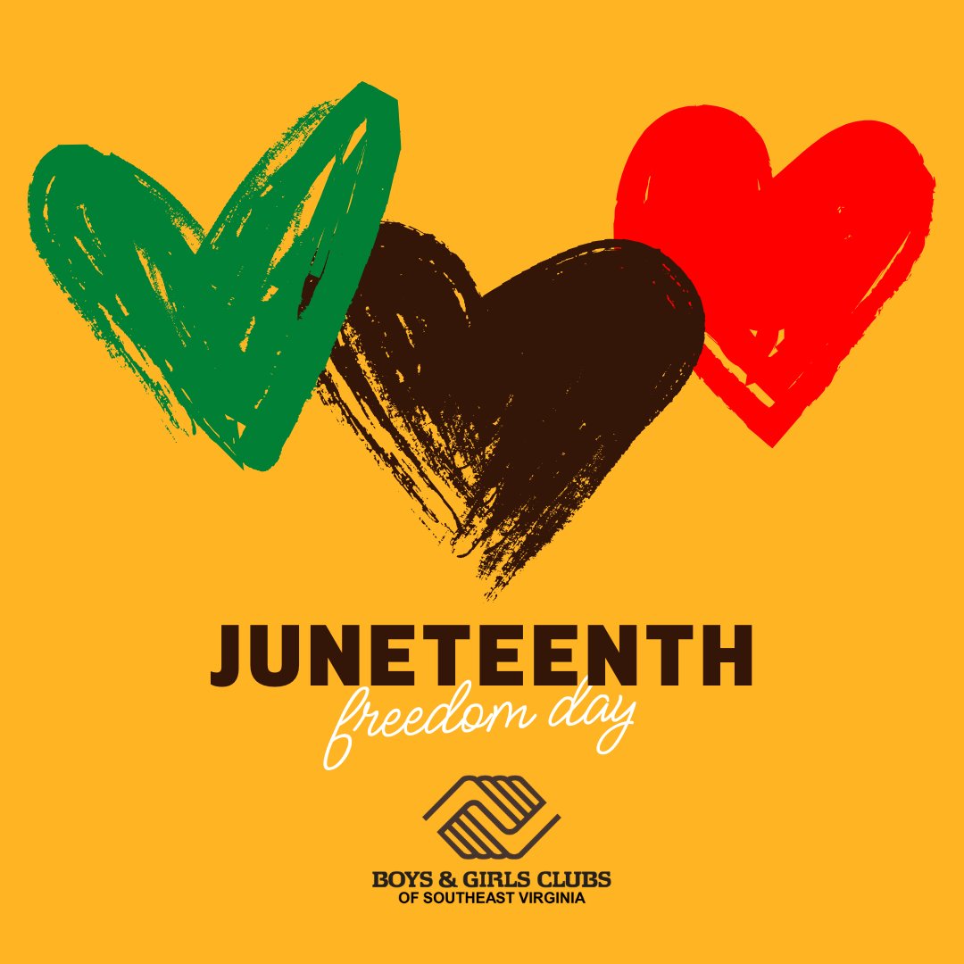 BGClubSeva's tweet photo. Today, we honor Juneteenth by reflecting on the strength, resilience, and hope of Black communities everywhere. At BGCSEVA, we are grateful for the opportunity to uplift, celebrate freedom, and continue building spaces where every child feels seen, valued, and supported. https://t.co/HSaavpoBfU