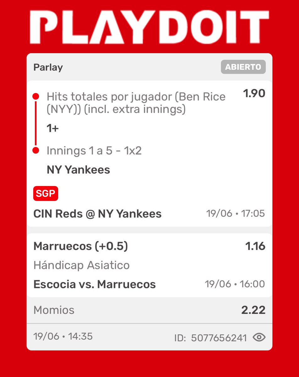 Lobos_vip's tweet photo. Marruecos y Yankees 🔥💰 https://t.co/3tOS6K9EkJ