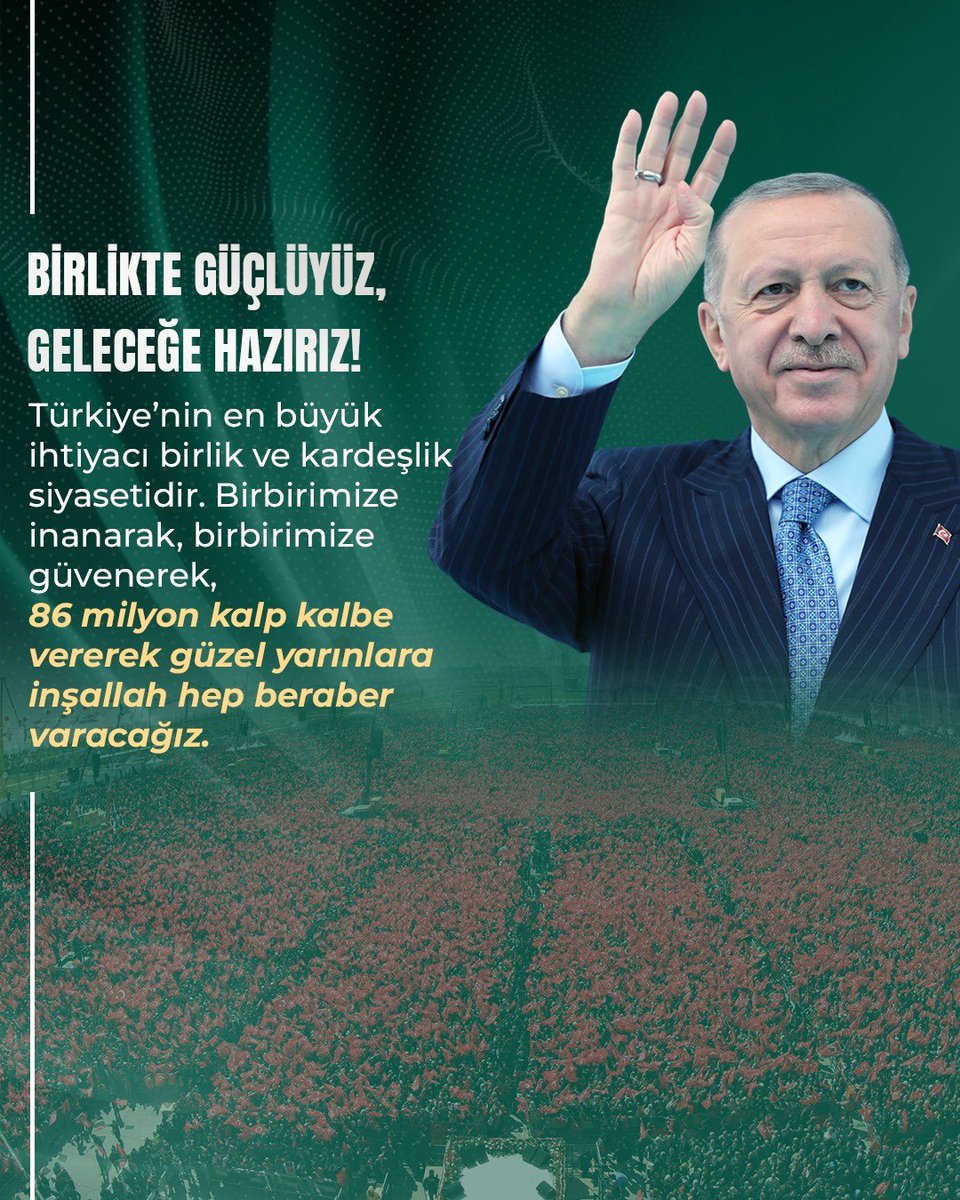 togaycobann's tweet photo. Bu toprakların mayasında kardeşlik var.

Yolumuz bir, istikametimiz bir, gücümüz bir, Birlikte Güçlüyüz 🇹🇷 https://t.co/LVp8hbQN92