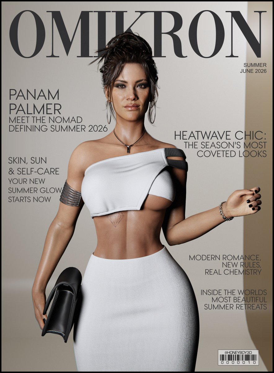 Honeyboy3D's tweet photo. Summer issue, #10 of Omikron is out. Buy it now! Or else. 🕵️

Panam model by: @Rigid3d https://t.co/mQu3kulPvZ