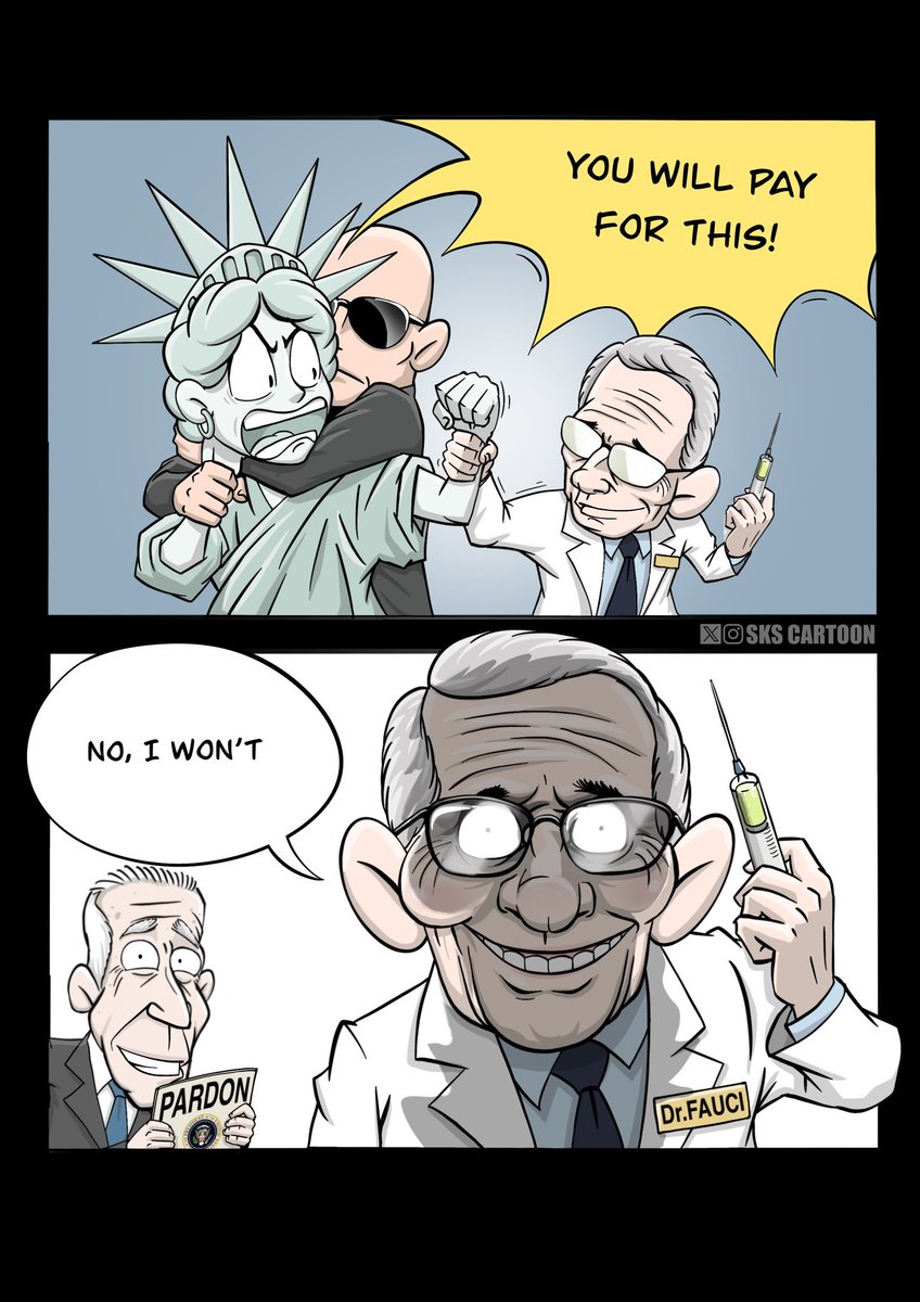 skscartoon's tweet photo. Is Anthony Fauci going to answer for his crimes against humanity? https://t.co/8lRLpiByfJ