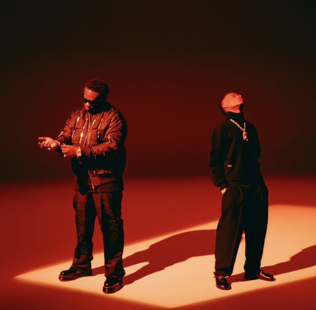 WizkidSource's tweet photo. Wande Coal &amp; Wizkid’s "Oshey” drops next Friday! 🖤💎🦅 https://t.co/tL4r6x0pbD