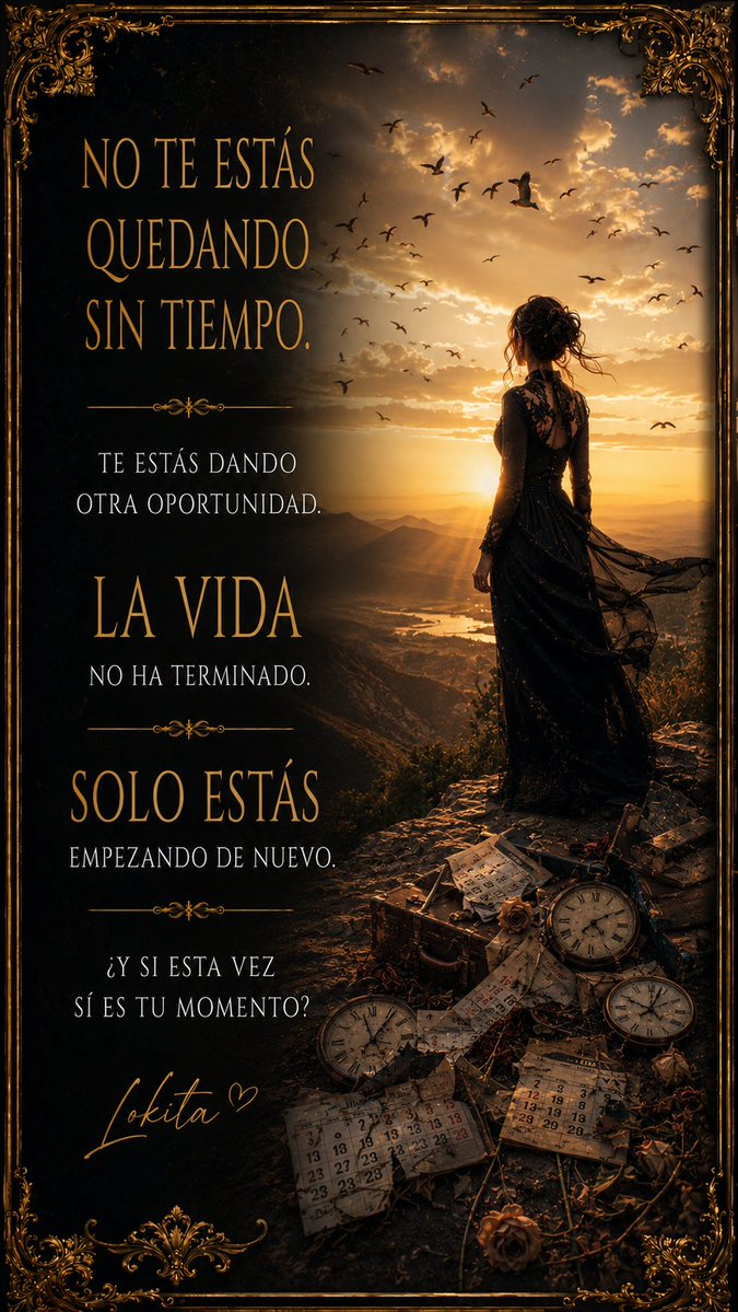 Loky__86's tweet photo. 5. Entiende que no te estás quedando sin tiempo. https://t.co/EUUulsy73E