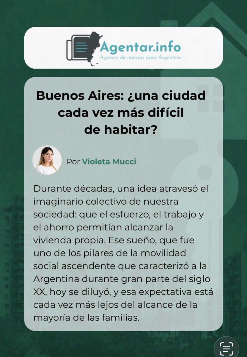 BAmosCABA's tweet photo. Buenos Aires: ¿una ciudad cada vez más difícil de habitar? Por Violeta Mucci, integrante de #BAmos!

🔗 Nota completa: https://t.co/eGOrKqt6nZ https://t.co/EdHz7rvLN7