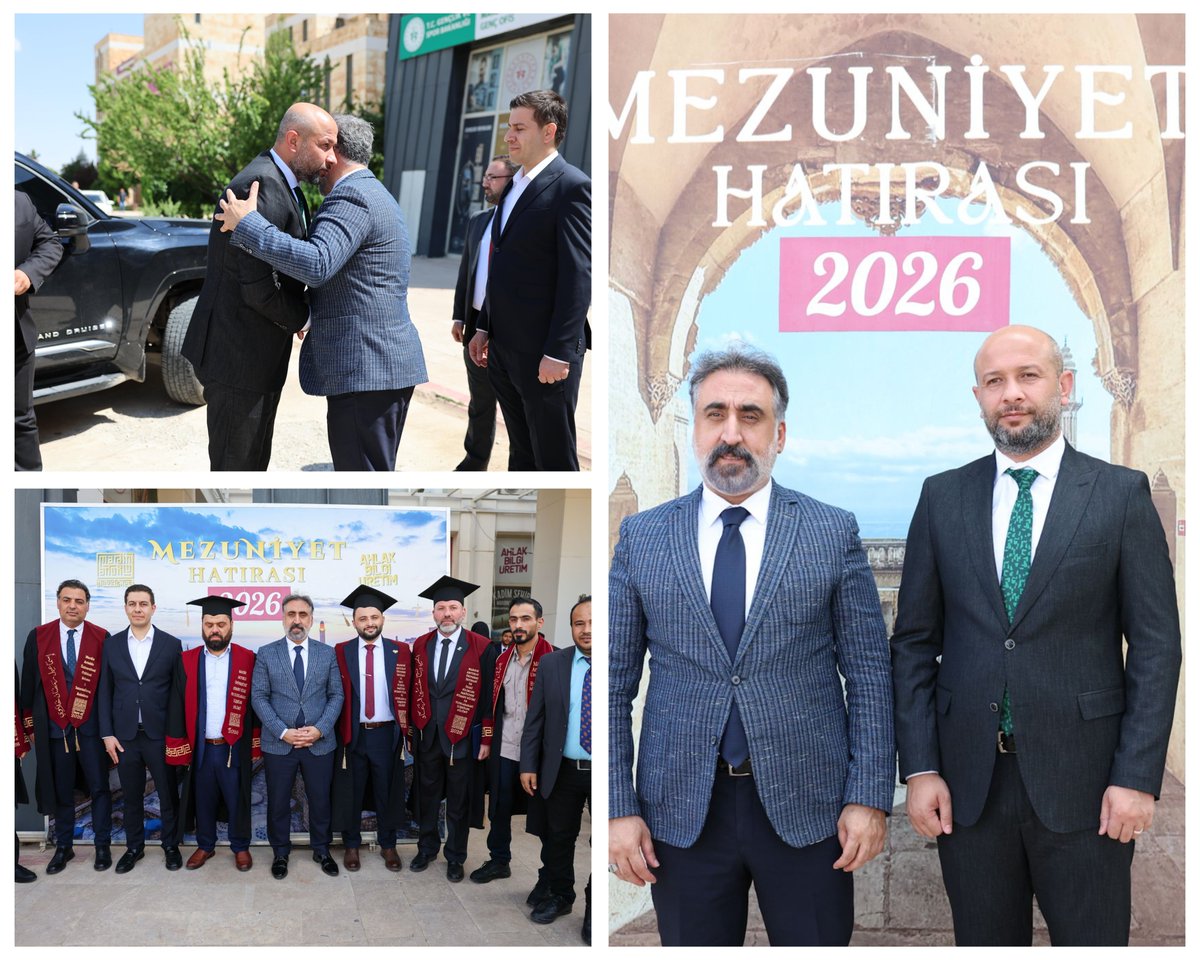 mardinartuklu's tweet photo. 🎓 Uluslararası Öğrencilerimiz Mezuniyet Sevinci Yaşadı

Üniversitemiz İktisadi ve İdari Bilimler Fakültesinde eğitimlerini tamamlayan Suriye, Mısır, Yemen ve Gambiyalı öğrencilerimiz için mezuniyet töreni gerçekleştirildi.

Törene Rektörümüz Prof. Dr. İbrahim Özcoşar'ın yanı sıra Suriye Acil Durum ve Afet Yönetimi Bakanı Raid Al-Saleh, Bakan Yardımcısı Munir Mustafa, Suriye Anayasa Bildirgesi Hazırlama Komisyonu Başkanı Dr. Öğr. Üyesi Abdulhamid Alawak, Türkiye Cumhuriyeti Cumhurbaşkanlığı İletişim Başkanlığı Şam İletişim Müşaviri Dr. Mehmet İhsan Özdemir, yerel yöneticilerimiz, akademisyenlerimiz ve kıymetli aileler öğrencilerimizi yalnız bırakmadı. 

✨ Üniversitemizin İşletme bölümünden mezun olup yüksek lisansına yine burada devam eden Bakan Raid Al-Saleh ile fakültemizden mezun olarak diplomasını alan Bakan Yardımcısı Munir Mustafa'nın bu sevinci bizlerle paylaşması törenimize ayrı bir anlam kattı. 

Bünyesinde yaklaşık iki bin uluslararası öğrenciyi ağırlayan Üniversitemiz, lisans ve lisansüstü düzeydeki programlarıyla eğitim faaliyetlerini sürdürüyor. 

Haberin Devamı 🔗 https://t.co/rQ6QWRzO74

@erolozvar
@ibrahimozcosar
@RaedAlSaleh3
@SyMOEADM
@mau_iibf 

#MAÜ #Mezuniyet #UluslararasıÖğrenciler