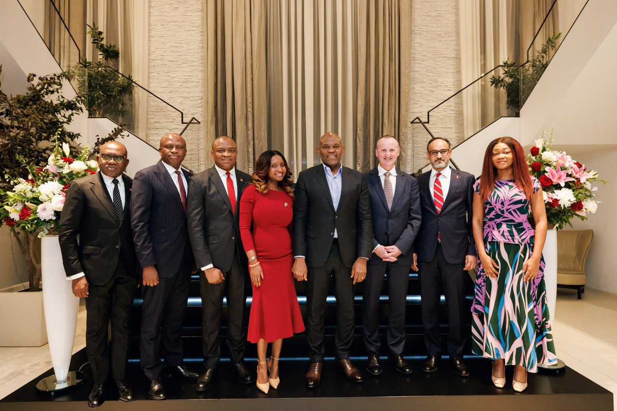 ashade_peter's tweet photo. A pleasure to join our Group Chairman, Tony Elumelu, in hosting Mark Steward, CEO of the Dubai Financial Services Authority. https://t.co/l1PQNdg4ac