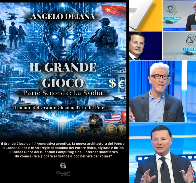 AngeloDeianaTW's tweet photo. Per chi volesse #domani dalle 9.45 sarò alla #trasmissione Coffee Tech, lo #spinoff su #innovazione e #IA di @CoffeeBreakLa7 per #parlare di #IlGrandeGioco #lasvolta #data #BigTech #potere #network #state. Da #vedere #assolutamente
#Confassociazioni #laretedellereti #AI #futuro https://t.co/7qKbMLo1c3