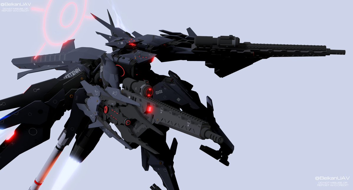 BelkanUAV's tweet photo. RSX-22-M RAVENSPEAR

#Roblox #RobloxDev #RBXDev #mecha https://t.co/KTfaoEwHLG
