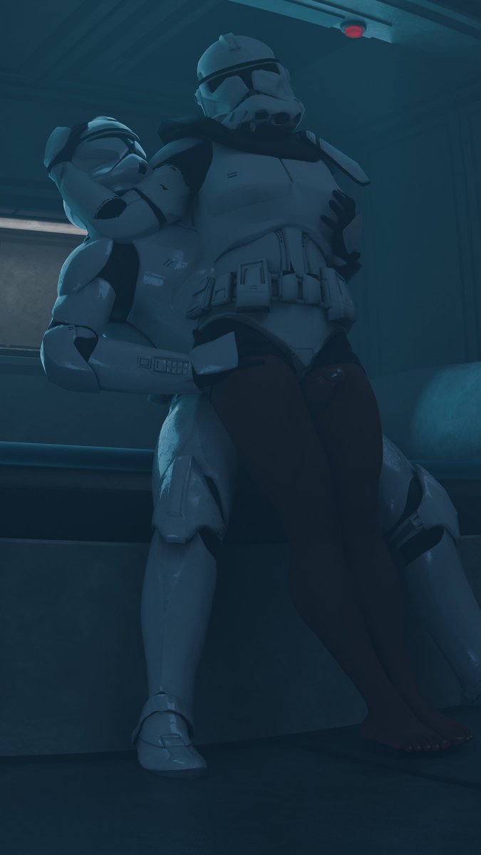 GariNSFW's tweet photo. Clone Troopers anti-stress protocol

Female Trooper by: @Matt_cat_render 
Clone Trooper by: @MokujinH 
Crew Bunks by: @DBurninghouse 

#nsfw #nsfwart #starwars https://t.co/XuHrBztKBY