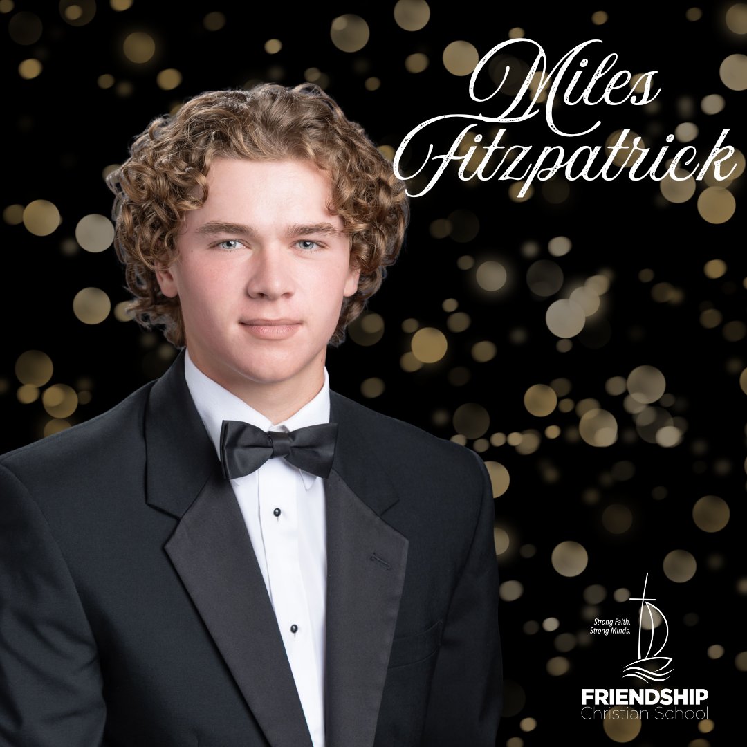 FCScommanders's tweet photo. Miles Fitzpatrick has attended FCS for 4 years. In the fall, he plans to attend Tennessee Technological University to study Finance! Congratulations Miles!🎓 https://t.co/VamalqyBej