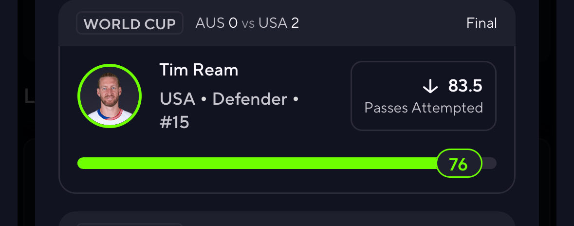 SAM199542's tweet photo. I hope yall prizepick folks ain’t went over on Tim Ream yall know that discount mean under OG line 😂😂 https://t.co/ICu5wuYUPo