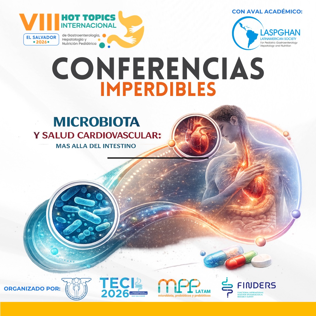 ASOPEDES's tweet photo. 🦠❤️ La salud cardiovascular también puede comenzar en el intestino.

Conoce la evidencia más reciente sobre la conexión entre microbiota intestinal y salud cardiovascular en Hot Topics Internacional 2026.

📅 27 y 28 de agosto
📍 Hotel Hilton, San Salvador https://t.co/tMrWzCR1Rv