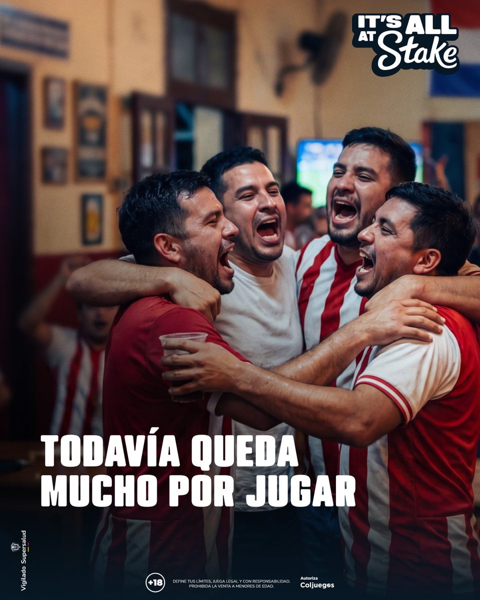 StakeColombia's tweet photo. ¡Esto apenas empieza!👀  Paraguay🇵🇾  necesita ganar sí o sí ante Turquía🇹🇷  para meterse en la pelea por el grupo B. 🔝 

Hay Supercuotas Recargadas⚡  y hay Freebets de 10k🤑  para 5 Stakers aleatorios que den RT, like y comenten con #StakeColombia su equipo favorito de Paraguay.👇 

Apuesta ahora: https://t.co/4gqg3GKfsK