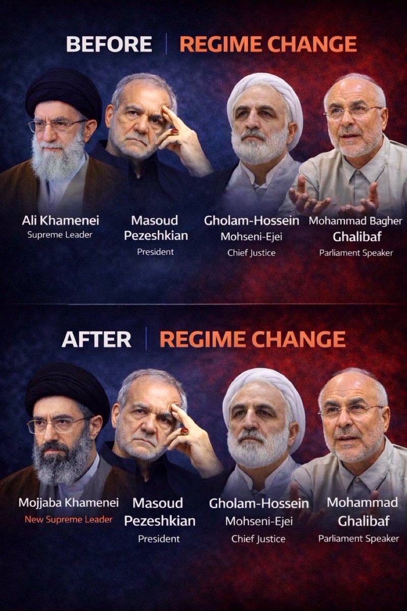 Sonofthebeach22's tweet photo. .@JDVance 
Only fools think that regime change has happened in Iran.
#TrumpVanceBetrayal https://t.co/6PCVNCmzjB
