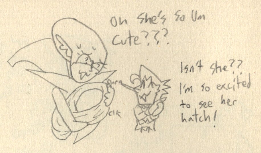 bisicko_critter's tweet photo. (kinda #deltaruined) #kingqueen/#cyberspade and #spamtenna shenanigans from my sketchbook, will be posting more scans on the p site soon https://t.co/GokTF6m4an
