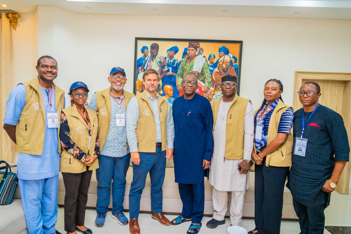 kfayemi's tweet photo. It was a pleasure to receive a delegation from the International Republican Institute (@IRIglobal), a non-profit, non-partisan organisation dedicated to advancing democracy around the world, ahead of Saturday’s governorship election in Ekiti State.

Our conversation focused on the democratic journey in Ekiti and Nigeria, the importance of credible elections, and the imperative of strengthening institutions that guarantee transparency, inclusion, and peaceful political competition.

I remain convinced that democracy is strengthened when electoral processes command public trust and when political actors conduct themselves with civility and respect for the will of the people. I wish the people of Ekiti a peaceful and successful election.