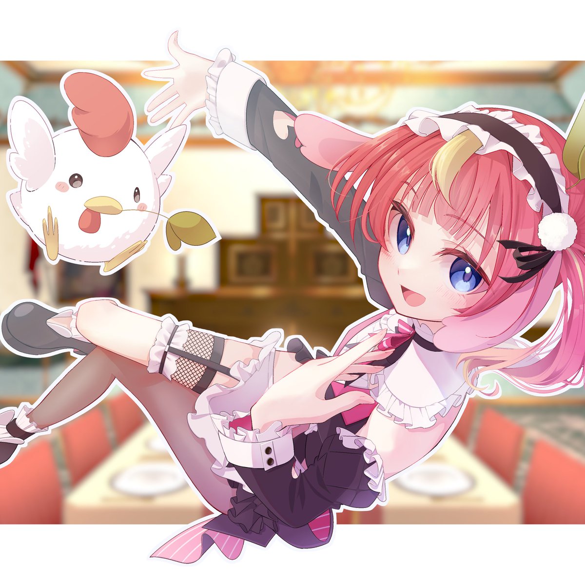 mei_garden's tweet photo. おはよ～❣️🐔🔅

#おはようVTuber https://t.co/xD3yThpSFK