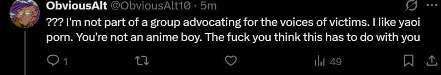 StarInfected's tweet photo. Breaking news: Proshipper admits they just want to get off to non-con and doesn't care about actual victims. Who would've guessed?
TW:(Mentions of SA)
#antiproship #antimaps https://t.co/Pz9yaJ3WdC