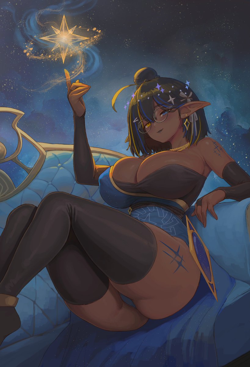 StarryNasAa's tweet photo. Would you want to stargaze alongside me? ✨🌌

Art Piece by: @NiksonCrazy 

#art #anime #oc #starry https://t.co/GfblOdY95h