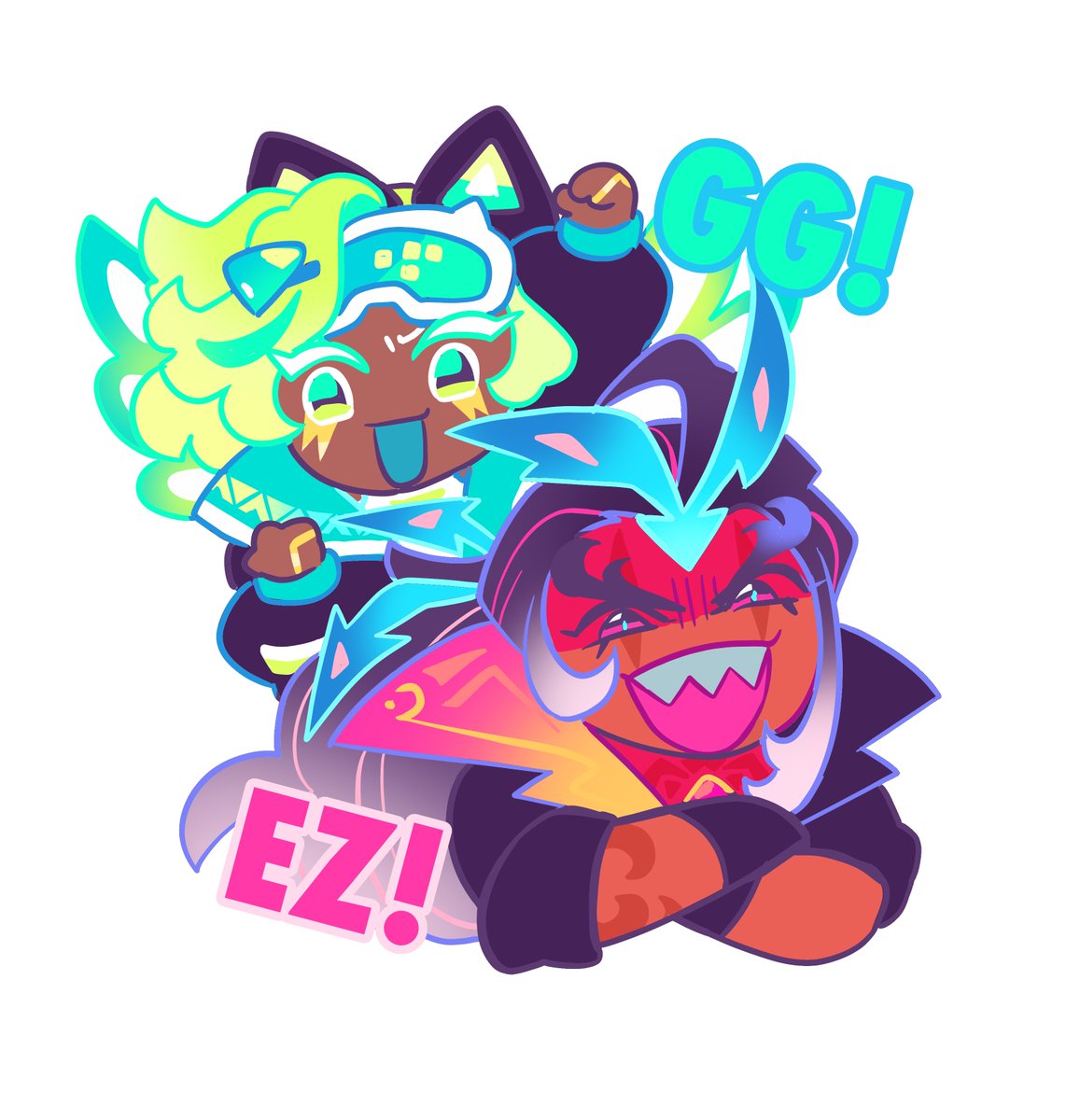 sheaparfait's tweet photo. what’s up gamers

#goldencheesecookie #burningspicecookie #cookierunkingdom https://t.co/aZk7DMGhfl