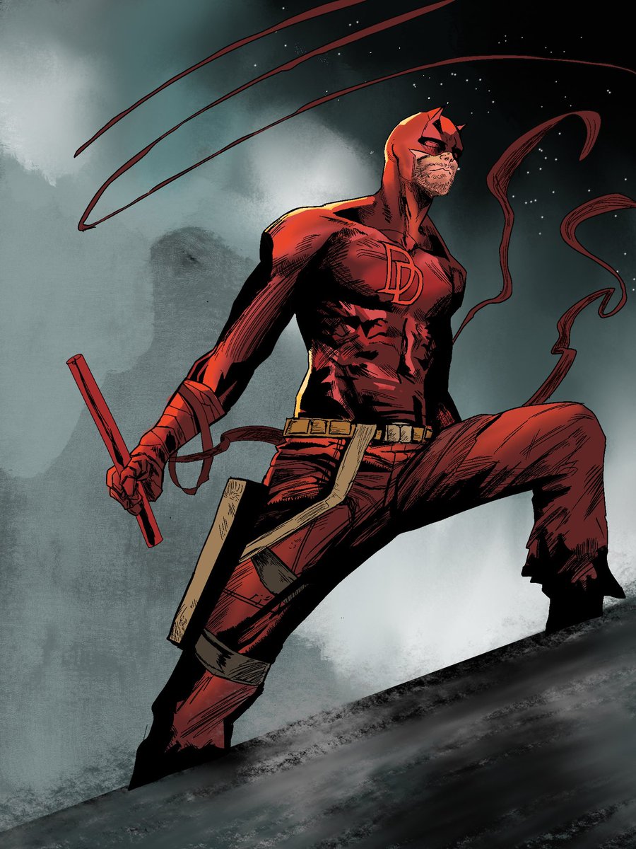 chromarts_'s tweet photo. #Daredevil digital drawing inspired on a comic panel on #procreate 
(Made by me) https://t.co/iRKMkGvxhq
