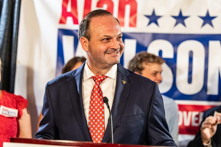 EricLDaugh's tweet photo. 🚨 NOW: President Trump DOUBLE ENDORSES in the South Carolina governor's race — Pam Evette and Alan Wilson

"There are two Highly Respected Candidates running to be your next Governor in the June 23rd Republican Runoff Election, your current Lieutenant Governor, Pam Evette, and your current Attorney General, Alan Wilson."

"Both have had amazing careers, and have been with me from the beginning. They are MAGA and America First all the way!"

"These were the two that I was hoping would get into a Runoff, and they did. I can’t hurt one of them by only Endorsing the other, so, therefore, I am going to Endorse, for Governor of South Carolina, both Pam Evette and Alan Wilson! It’s a Wealth of Riches – With either one you can’t go wrong. Vote for Pam or Alan — They will not let you down! President DONALD J. TRUMP"
