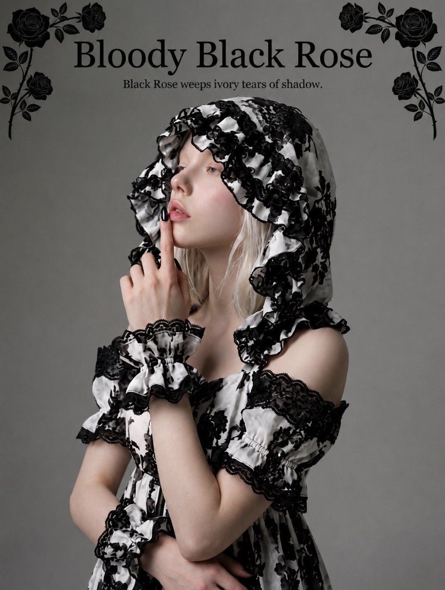 h.NAOTO 2026 A/W Collection Forbidden Awakening】 ⬛️⬜️Black