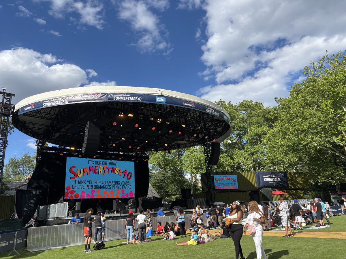 SummerStage tweet picture
