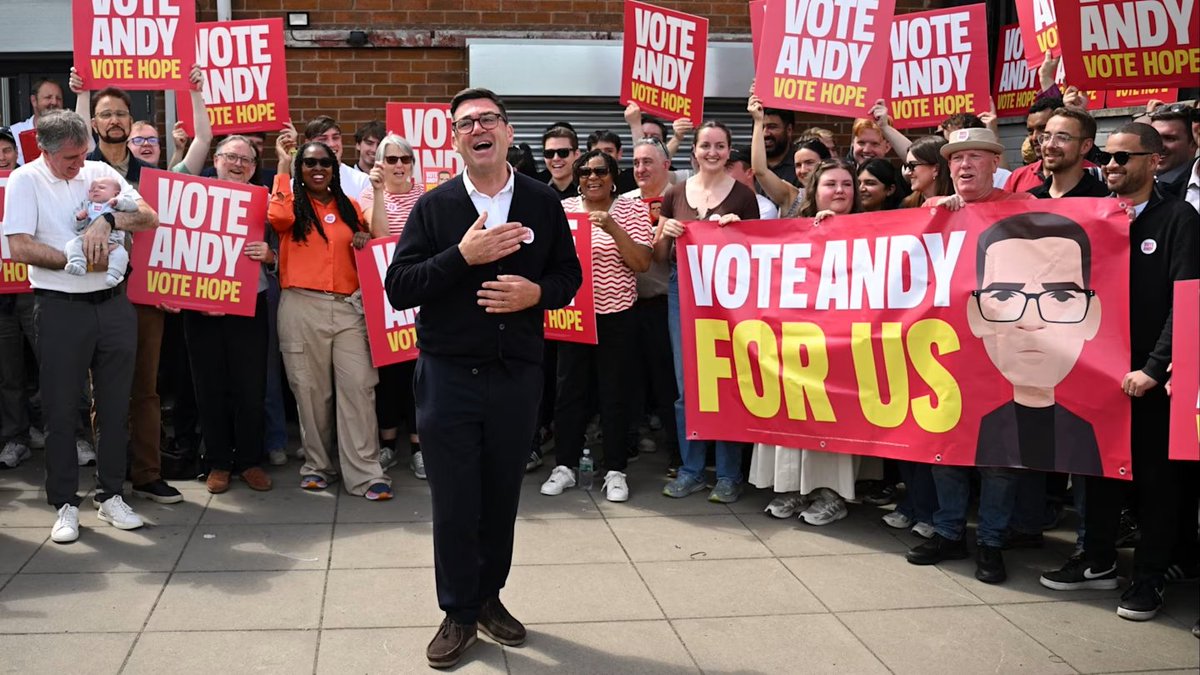 UnityNewsNet's tweet photo. Listening to Burnham's speech today it is Corbynism without the anti-zionism- a winning formula. 

He talks of work for everyone, ending HMO Britain and sorting immigration, hope, change etc.

All lies of course but the media and establishment will love it and back him with the full might of the state. 

If he runs on this in an election he will win a Labour majority.