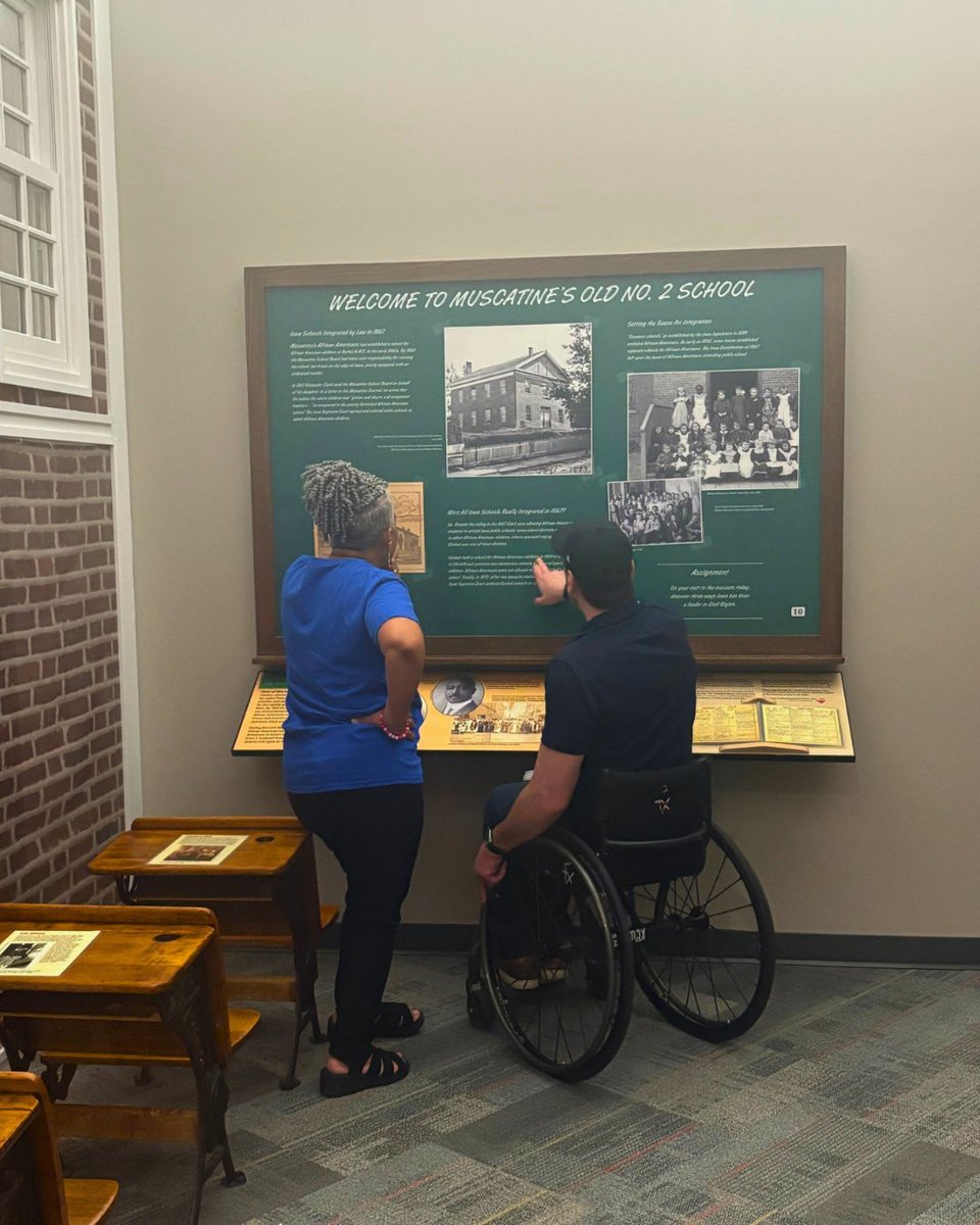 turek4iowa's tweet photo. Today on Juneteenth, I paid a visit to the African American Museum of Iowa in Cedar Rapids.

It was a meaningful opportunity to reflect on the history, stories, and people who have helped shape Iowa and our country. https://t.co/Q7NHA9IHZf