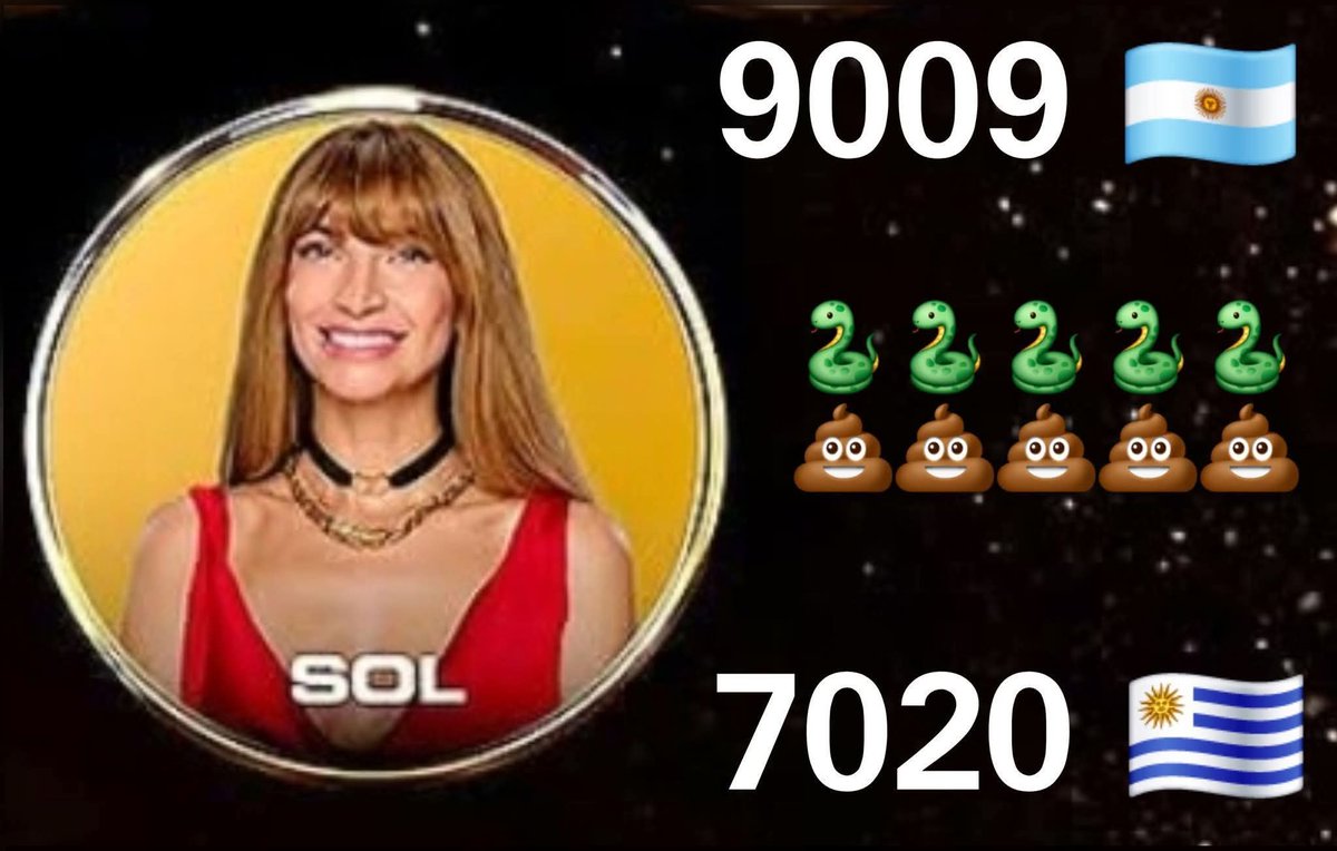 VallMarisa's tweet photo. @vegamoni33 @Titicherrka @tititcherkaski @laspapudas_ VAMOSS X FINN ‼️‼️✨LA GENTE D❤️MANUU ❤️TITIII❤️ANDREAA❤️YIPIOO ❤️ EMANUEL
❤️JUANICARR ÚNANSE Y VOTENN
😡😡#SOOLLLL
😡😡#SOOLLLL
😡😡#SOOLLLL
AL 9009 9009 9009 🇦🇷🇦🇷
AL 7020 7020 7020 🇺🇾🇺🇾
BAJAR D PLACA A ❤️MANUU / ❤️TITIII‼️‼️
NOO DIVIDAN VOTOSS CORREN RIESGOS..GRACIASS🙏💖 https://t.co/1soECdsefq